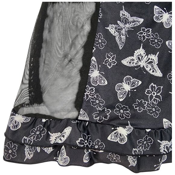 Jessica Simpson intimates  Babydoll Lingerie- SMALL- Black & White- Women's - Picture 3 of 14